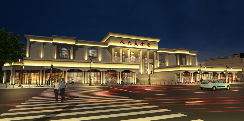 江西廬山城市提質(zhì)改造的效果圖